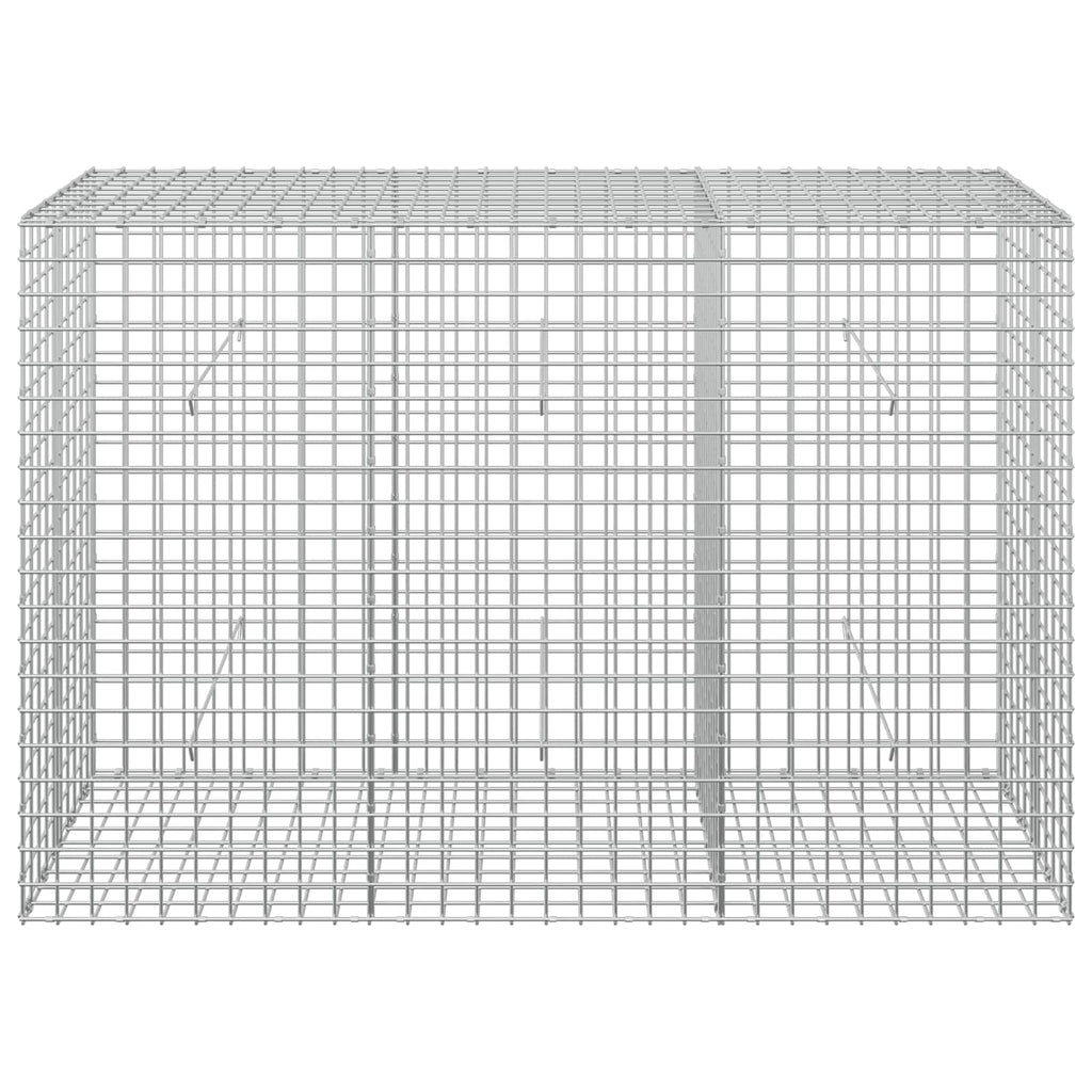 vidaXL Gabion z drutu 5 mm i siatką 5x5 cm 150x50x100 cm