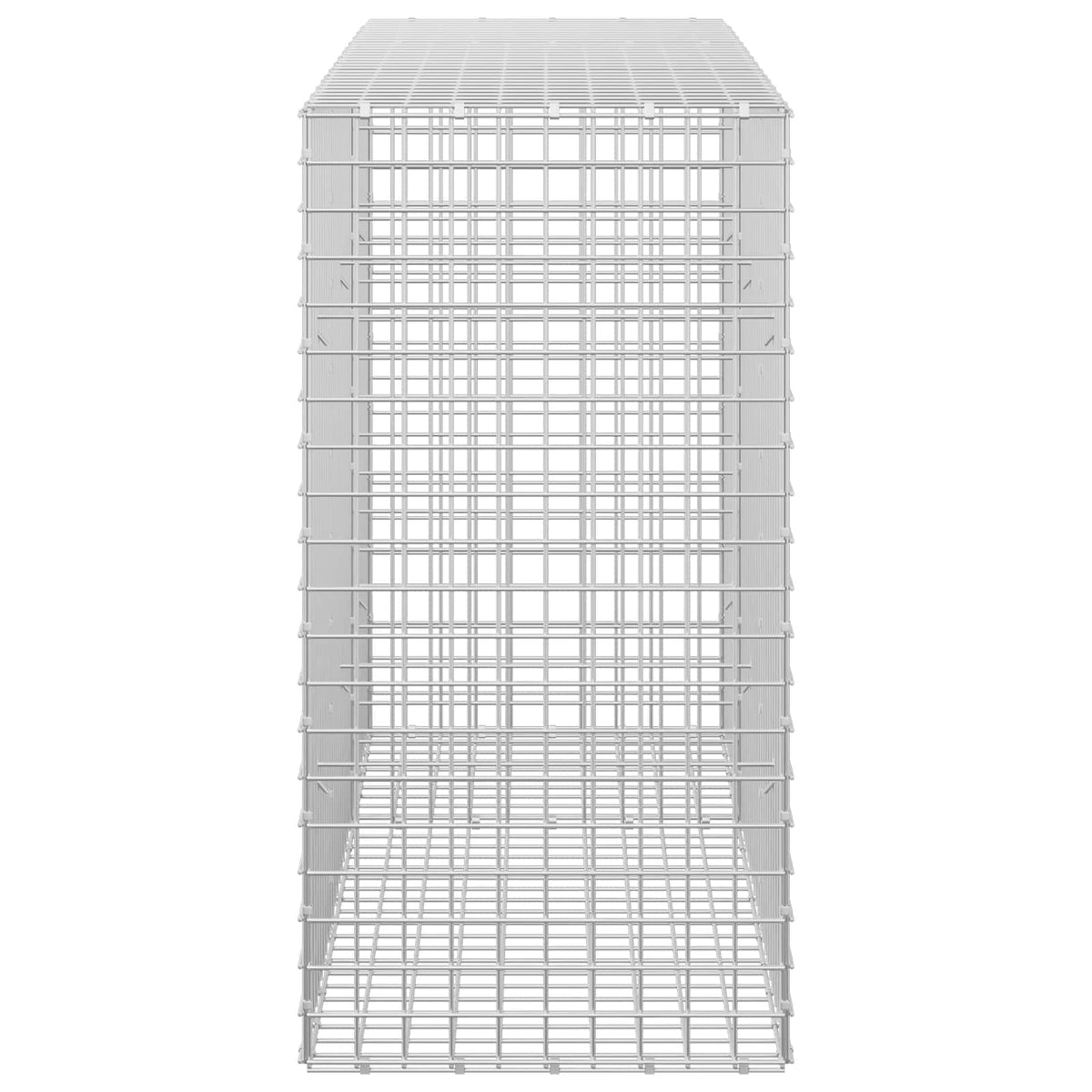 vidaXL Gabion z drutu 5 mm i siatką 5x5 cm 150x50x100 cm
