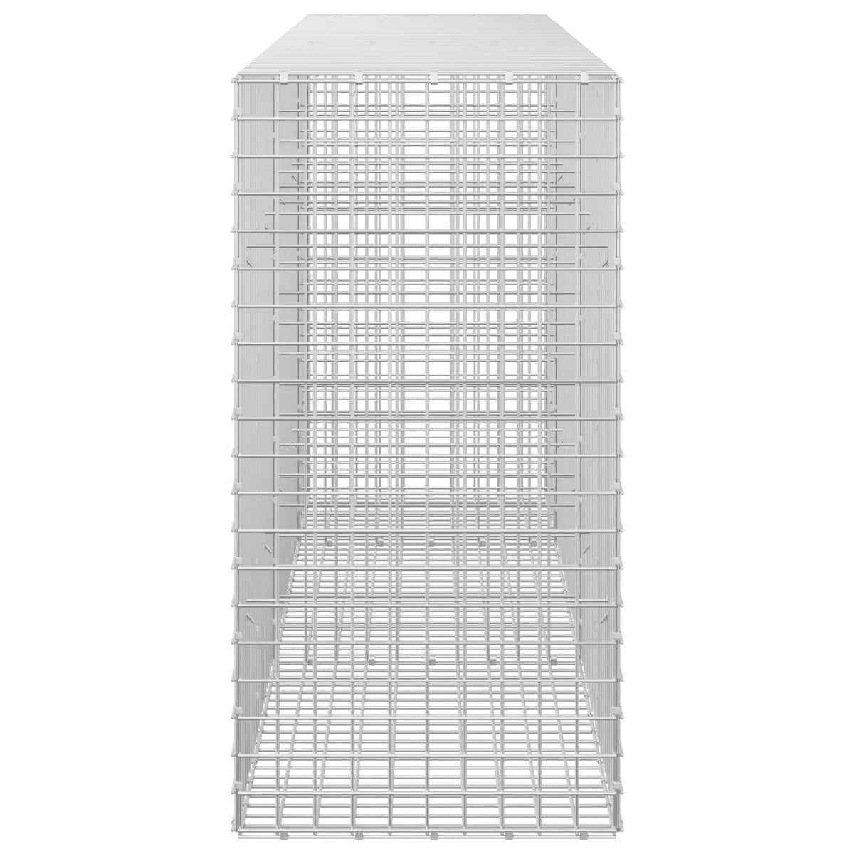 vidaXL Gabion z drutu 5 mm i siatką 5x5 cm 250x50x100 cm