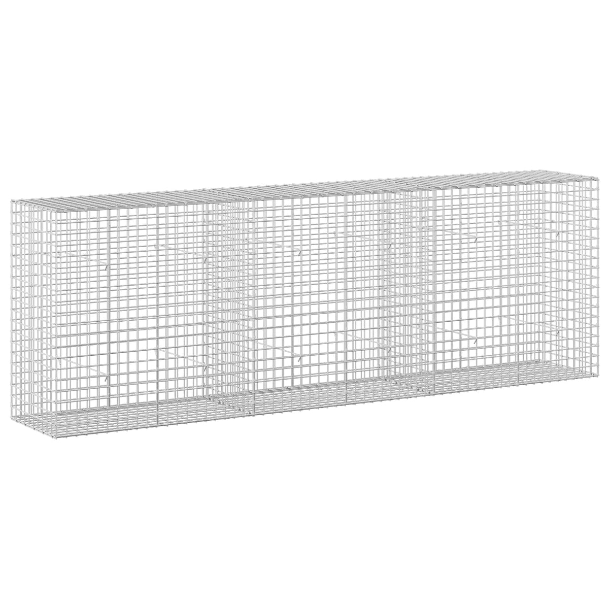 vidaXL Gabion z drutu 5 mm i siatką 5x5 cm 300x50x100 cm