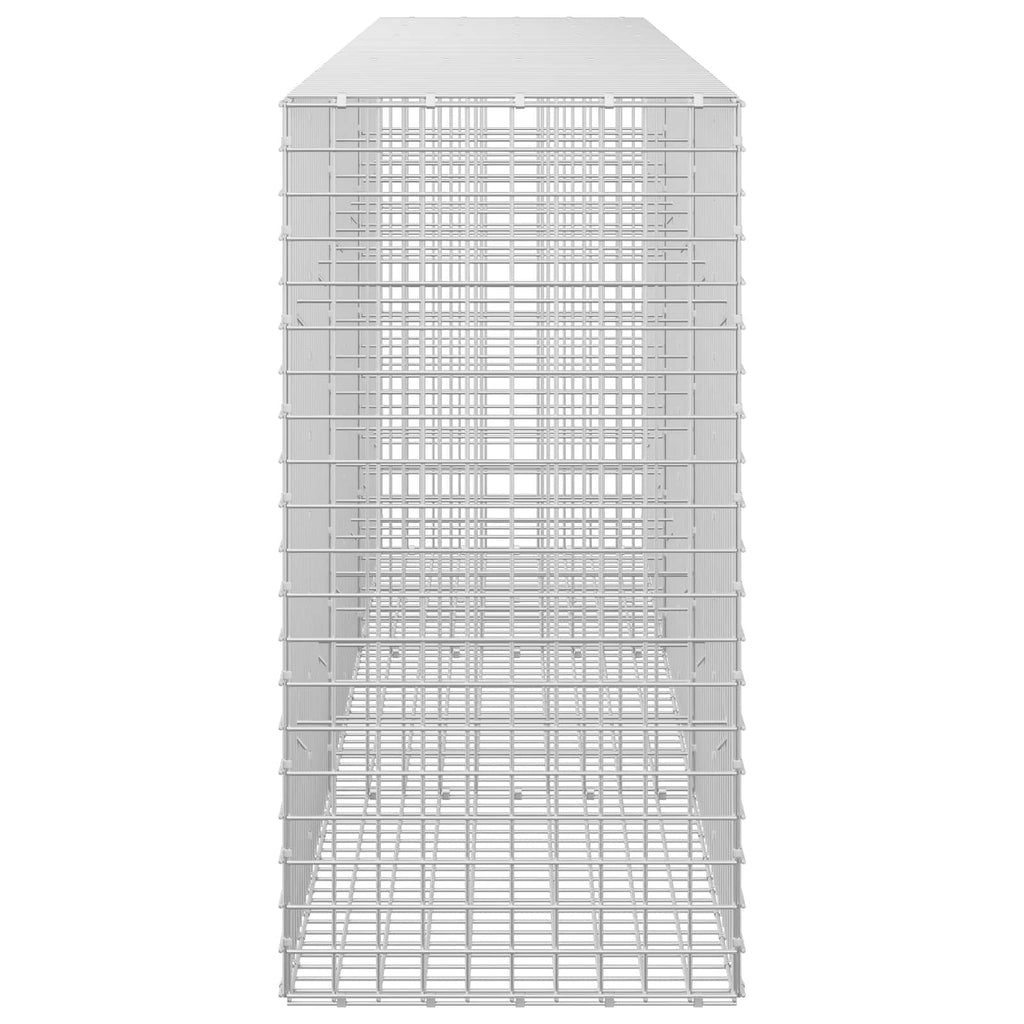 vidaXL Gabion z drutu 5 mm i siatką 5x5 cm 300x50x100 cm