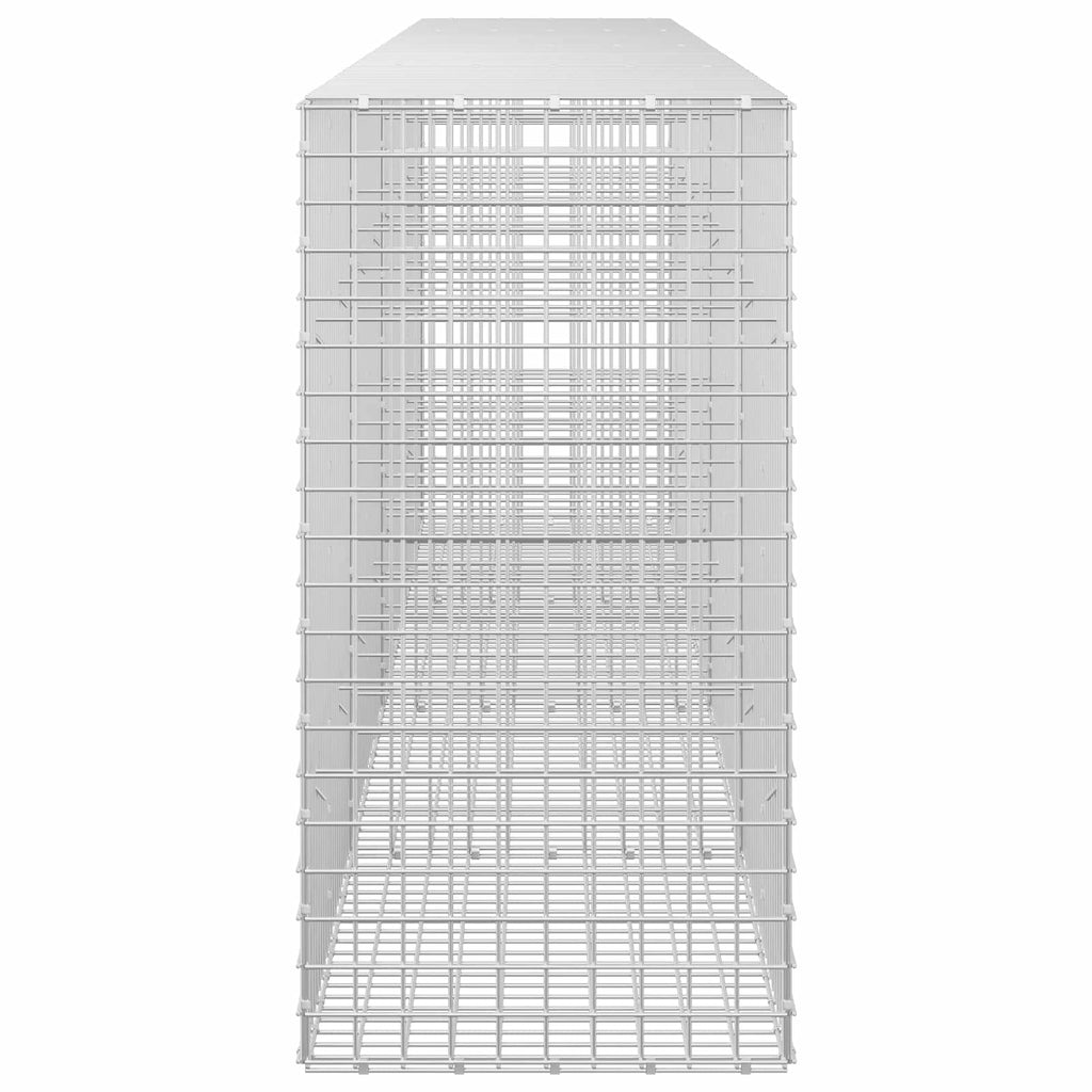 vidaXL Gabion z drutu 5 mm i siatką 5x5 cm 400x50x100 cm