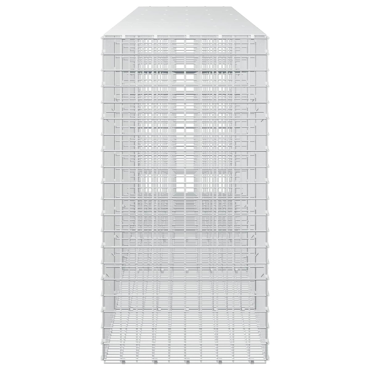 vidaXL Gabion z drutu 5 mm i siatką 5x5 cm 500x50x100 cm