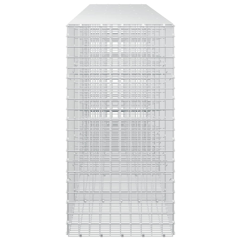 vidaXL Gabion z drutu 5 mm i siatką 5x5 cm 550x50x100 cm