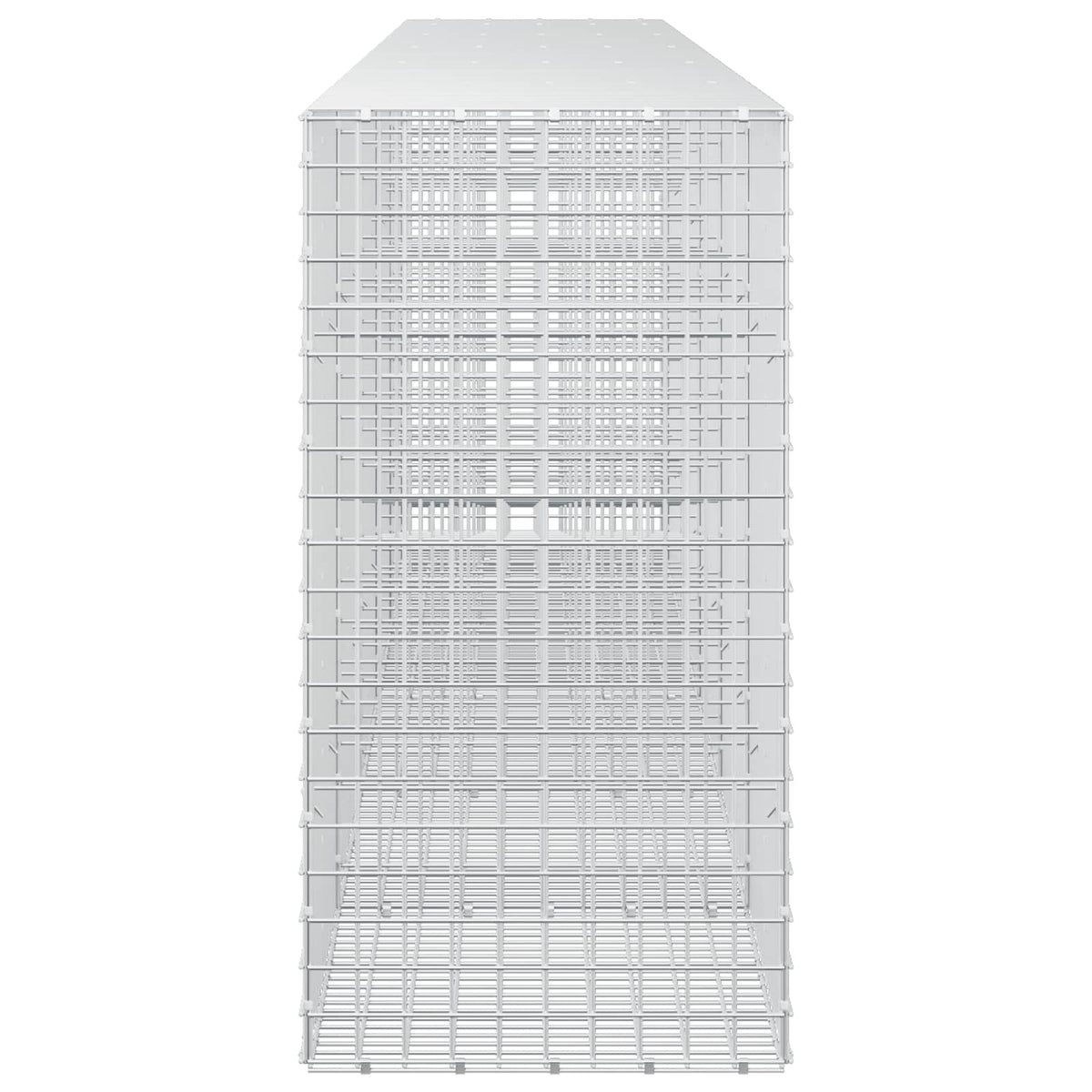 vidaXL Gabion z drutu 5 mm i siatką 5x5 cm 550x50x100 cm