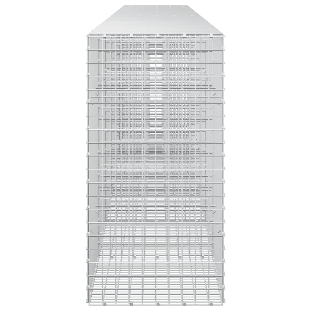 vidaXL Gabion z drutu 5 mm i siatką 5x5 cm 650x50x100 cm