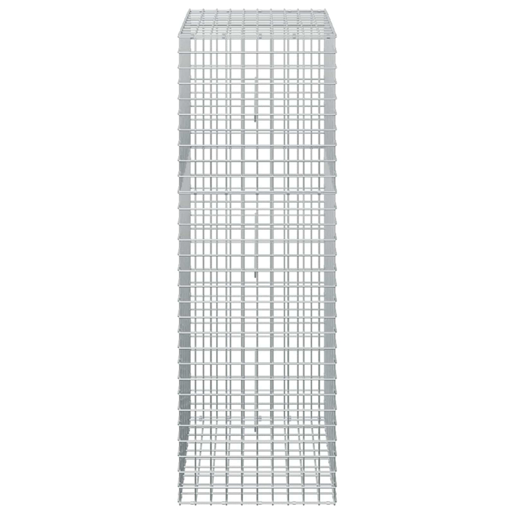 vidaXL Gabion z drutu 5 mm i siatką 5x5 cm 50x50x150 cm