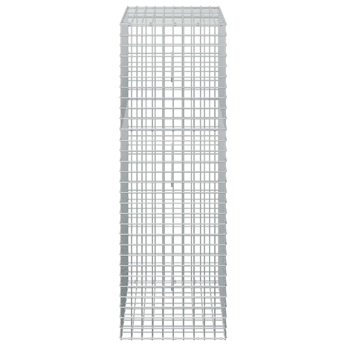 vidaXL Gabion z drutu 5 mm i siatką 5x5 cm 50x50x150 cm