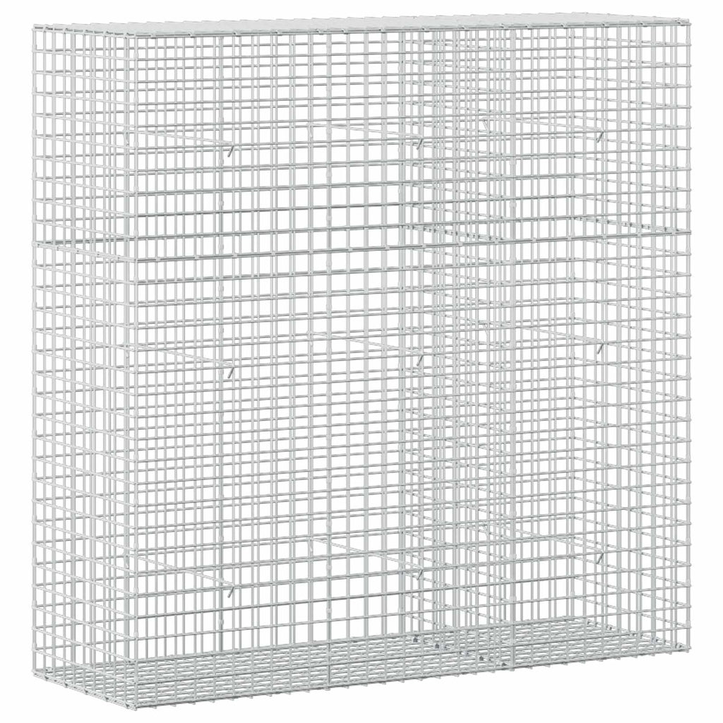 vidaXL Gabion z drutu 5 mm i siatką 5x5 cm 150x50x150 cm