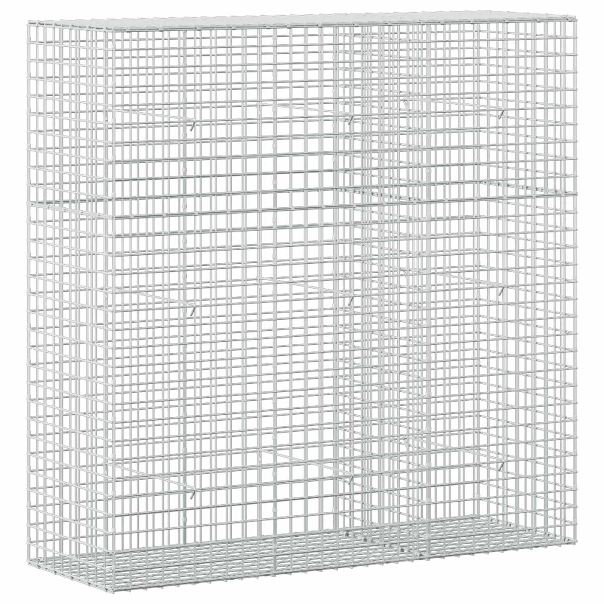 vidaXL Gabion z drutu 5 mm i siatką 5x5 cm 150x50x150 cm