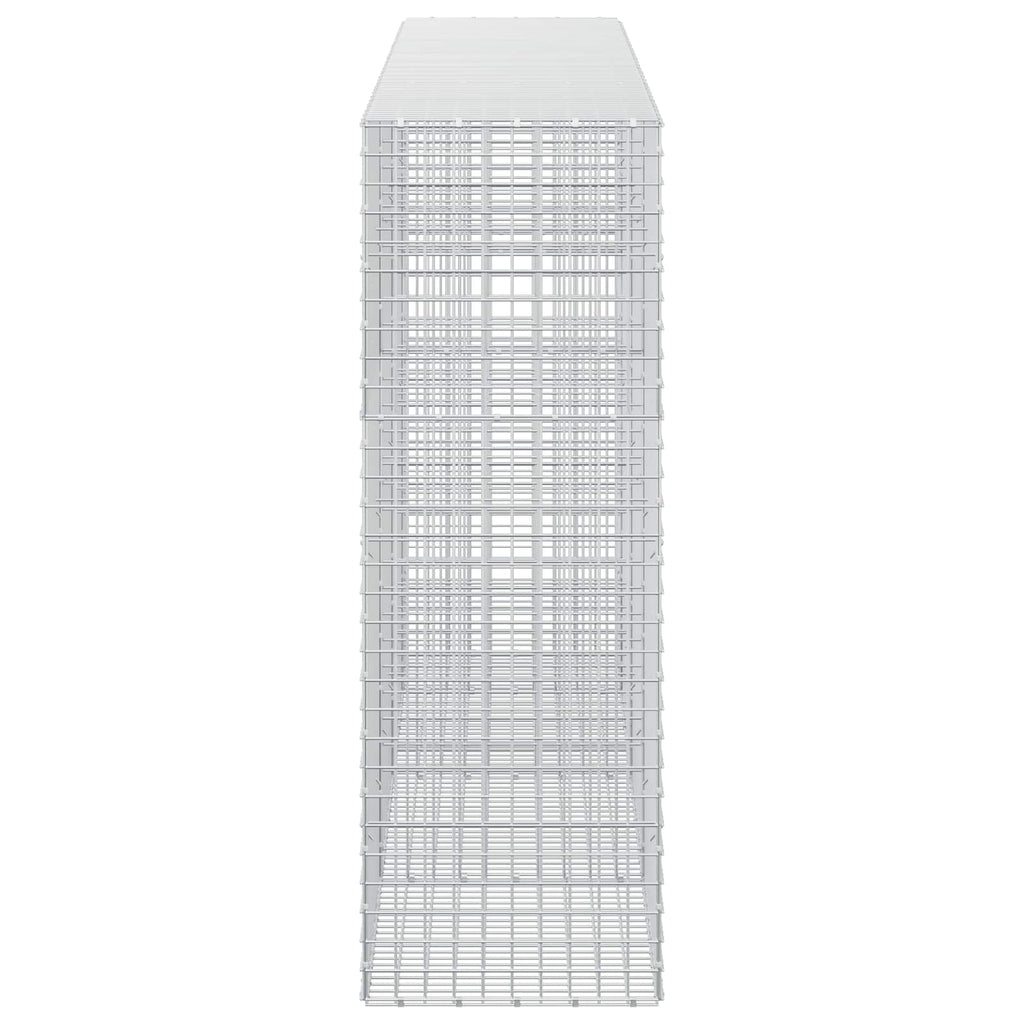 vidaXL Gabion z drutu 5 mm i siatką 5x5 cm 350x50x150 cm