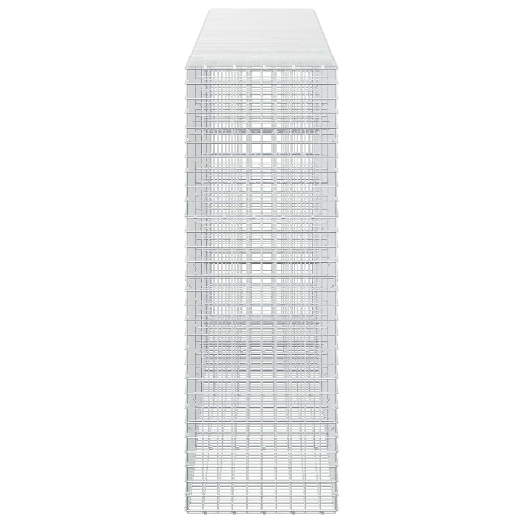 vidaXL Gabion z drutu 5 mm i siatką 5x5 cm 400x50x150 cm