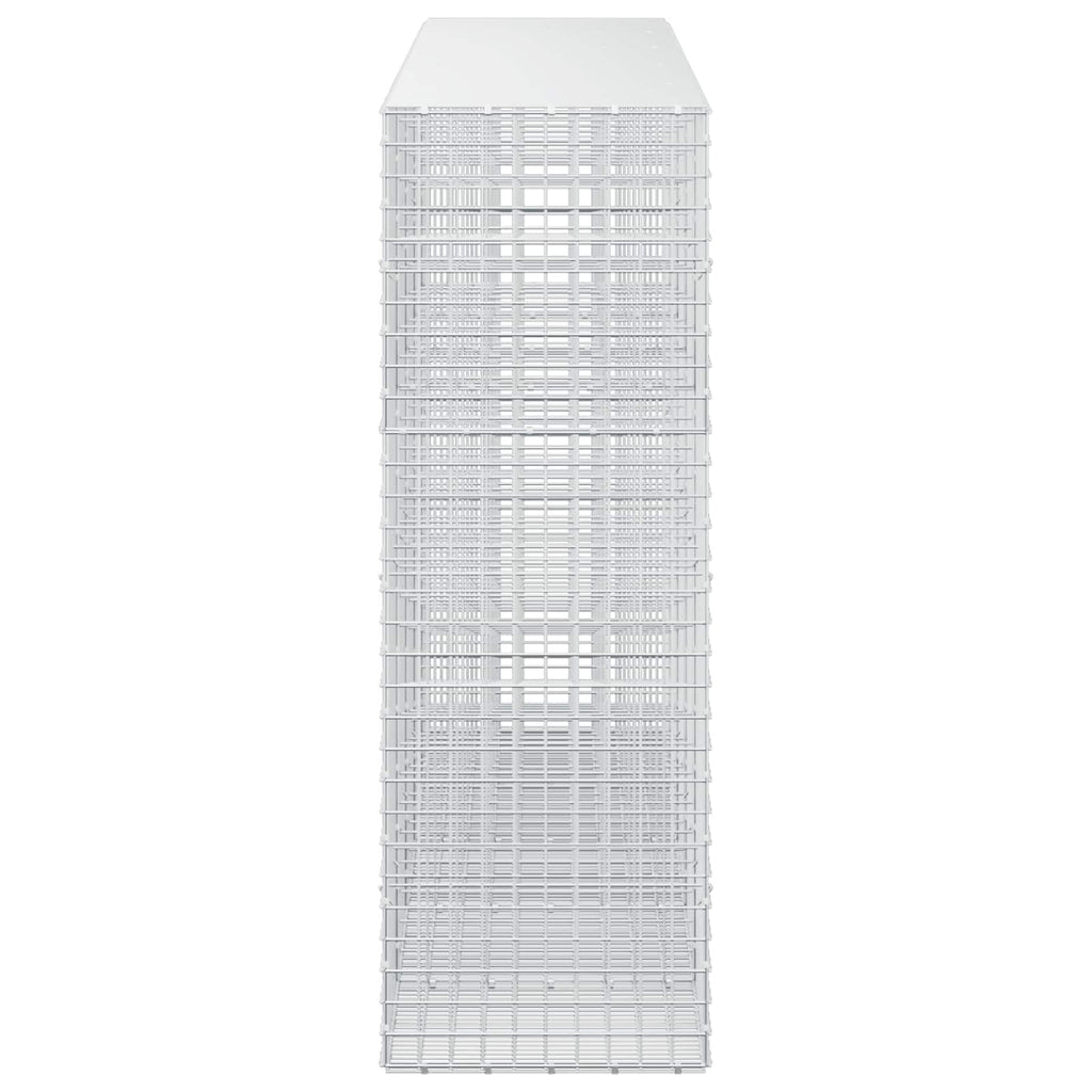 vidaXL Gabion z drutu 5 mm i siatką 5x5 cm 500x50x150 cm