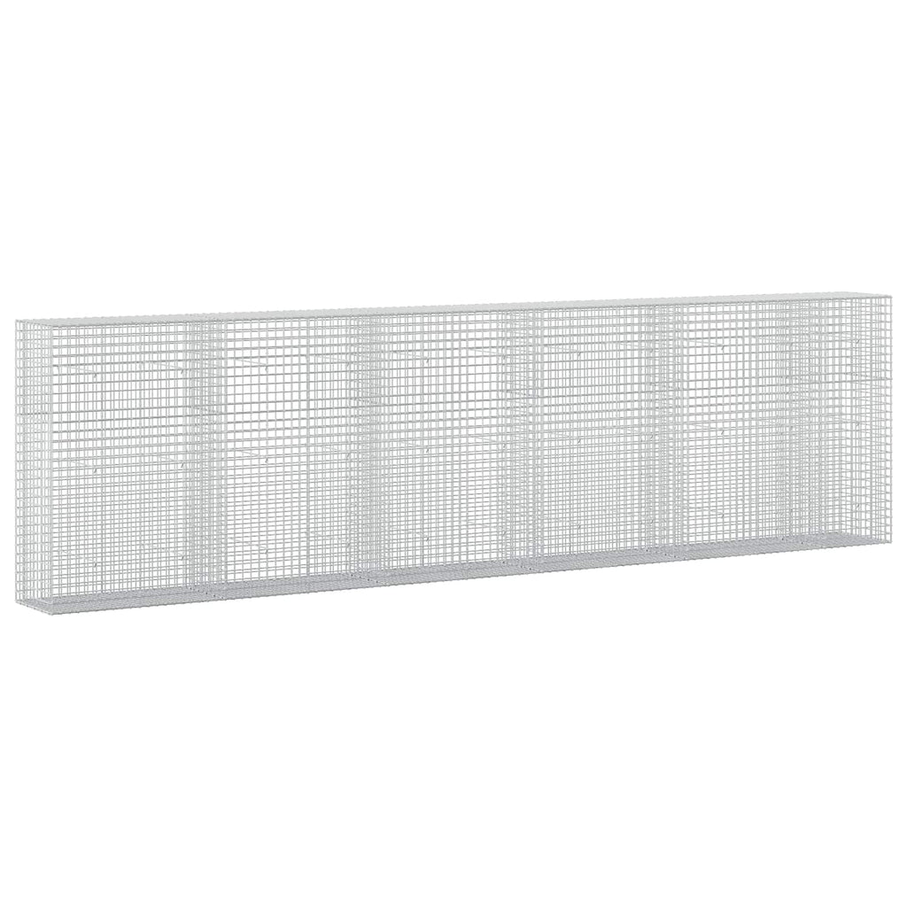vidaXL Gabion z drutu 5 mm i siatką 5x5 cm 550x50x150 cm