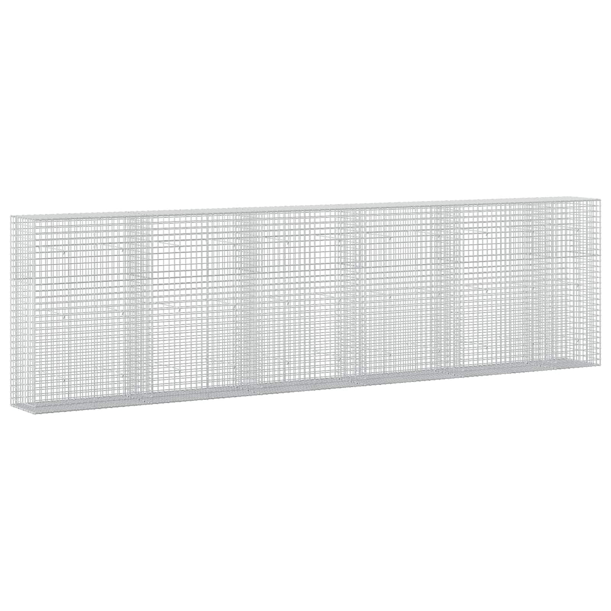 vidaXL Gabion z drutu 5 mm i siatką 5x5 cm 550x50x150 cm