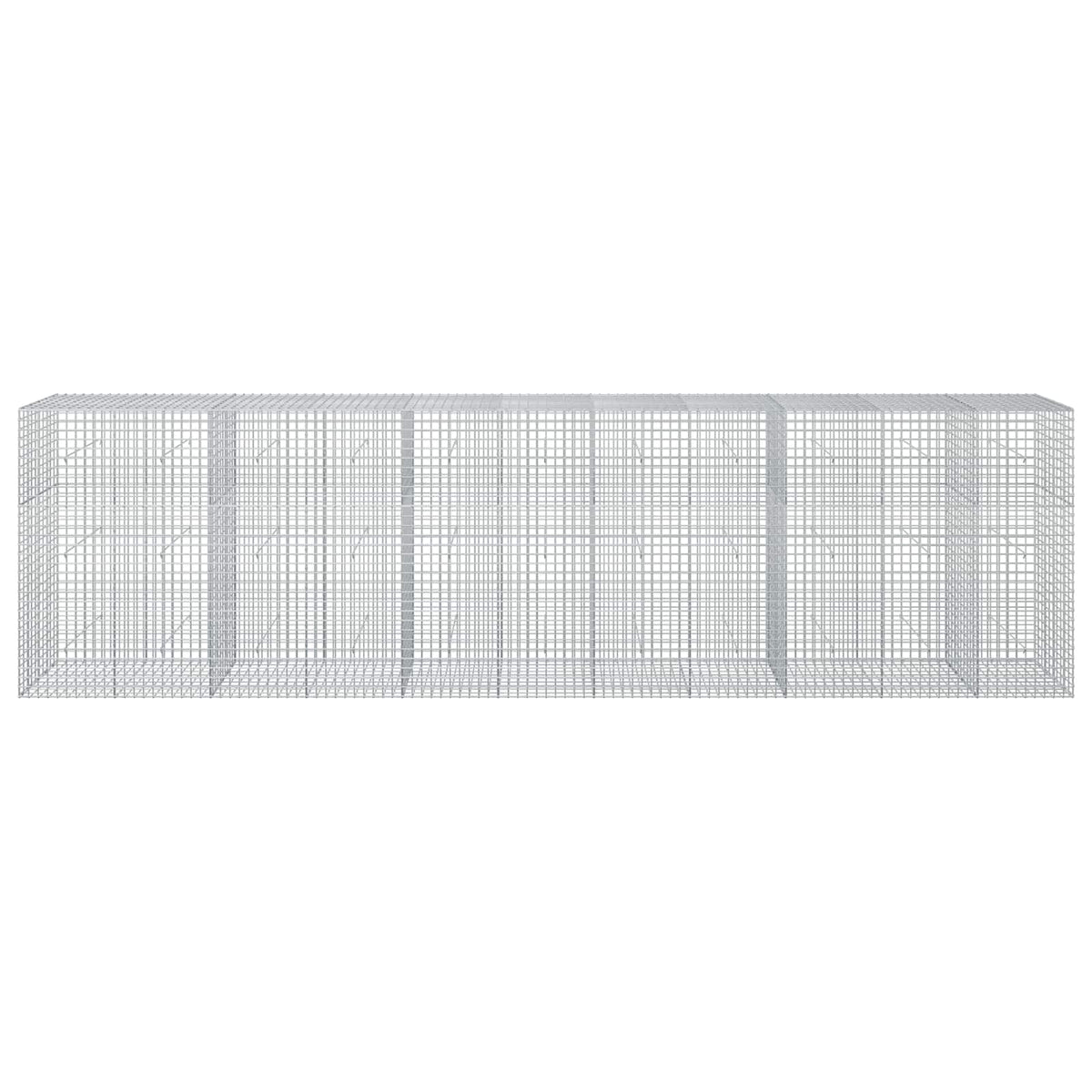 vidaXL Gabion z drutu 5 mm i siatką 5x5 cm 550x50x150 cm