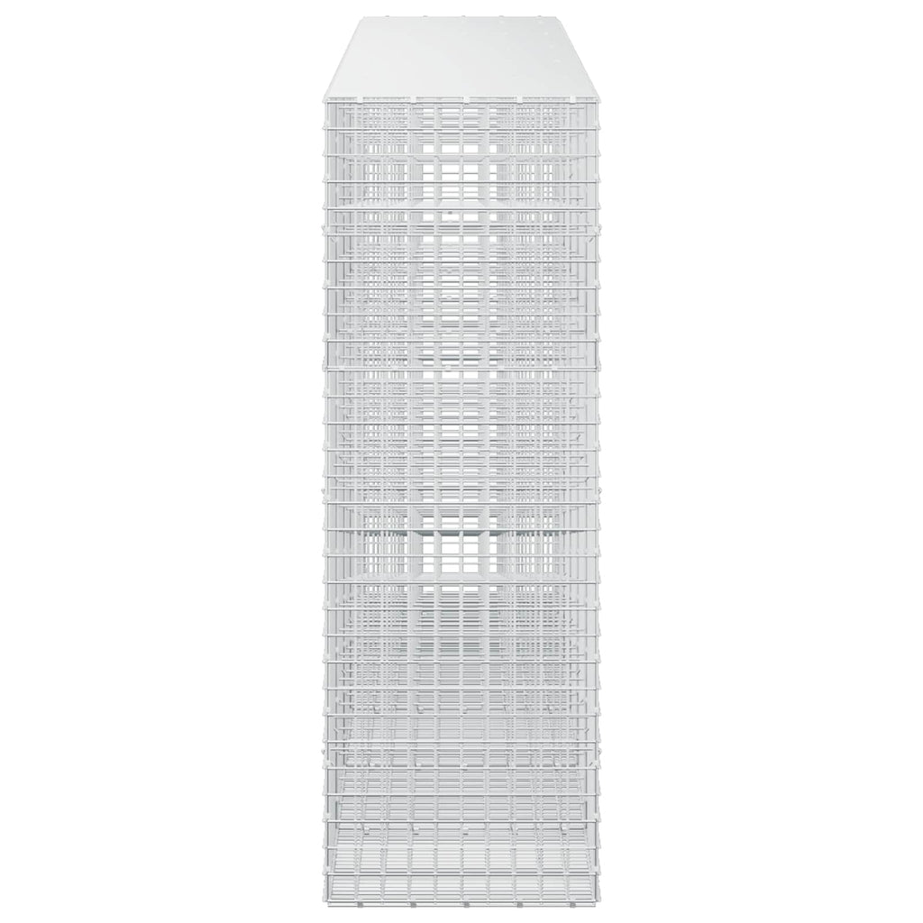 vidaXL Gabion z drutu 5 mm i siatką 5x5 cm 550x50x150 cm