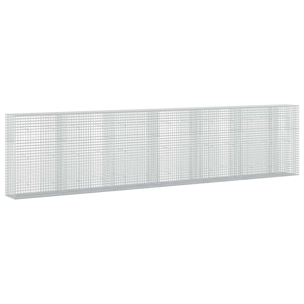 vidaXL Gabion z drutu 5 mm i siatką 5x5 cm 650x50x150 cm