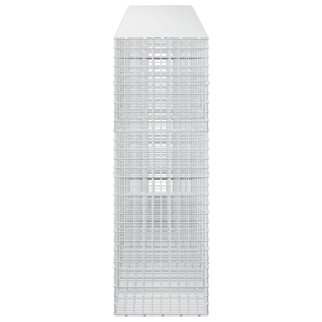 vidaXL Gabion z drutu 5 mm i siatką 5x5 cm 650x50x150 cm