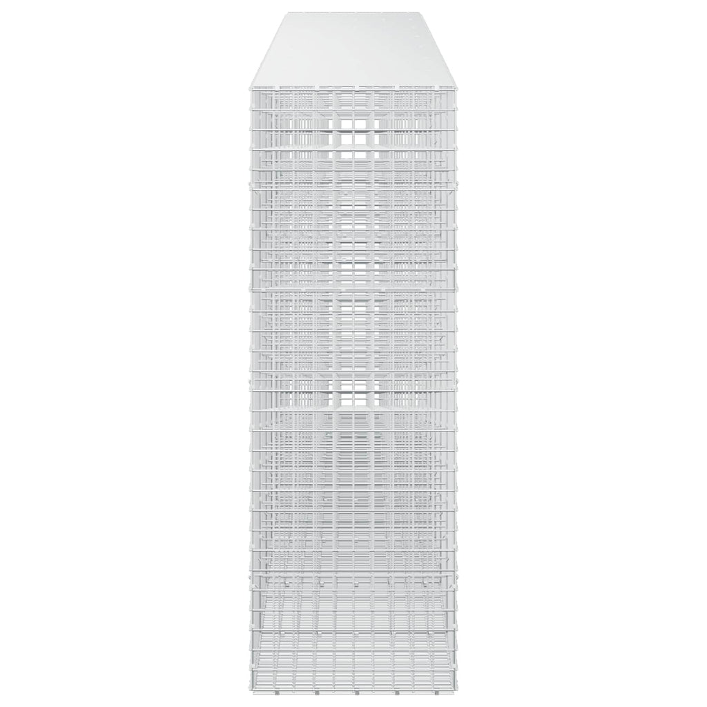 vidaXL Gabion z drutu 5 mm i siatką 5x5 cm 700x50x150 cm