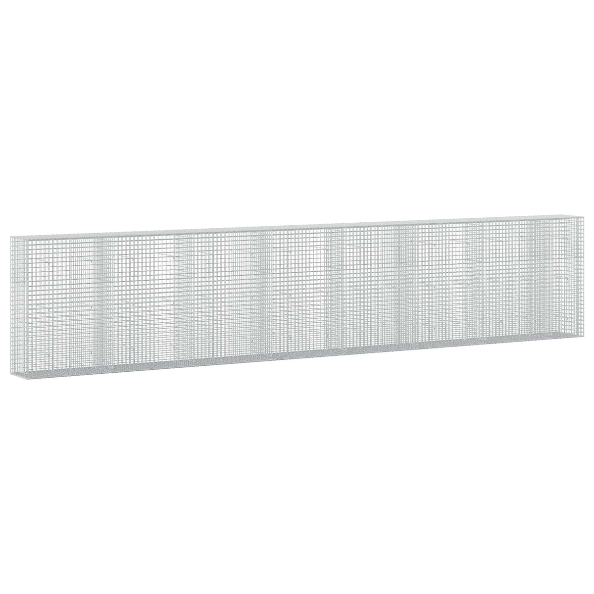 vidaXL Gabion z drutu 5 mm i siatką 5x5 cm 750x50x150 cm