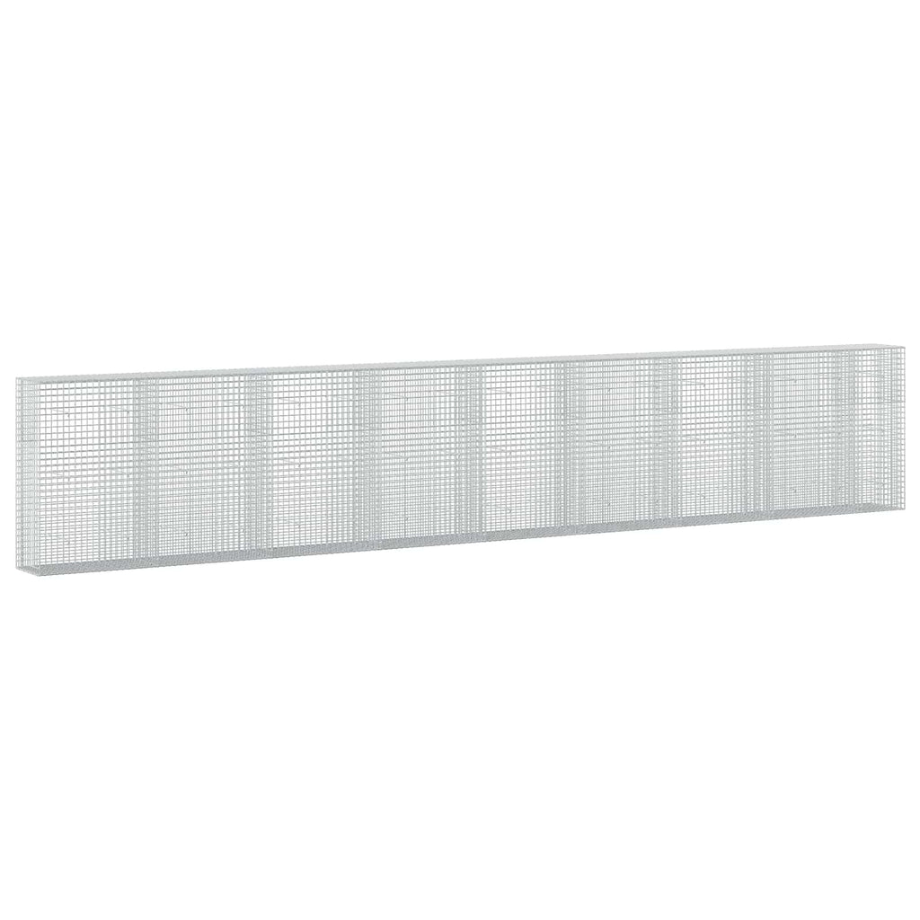 vidaXL Gabion z drutu 5 mm i siatką 5x5 cm 850x50x150 cm