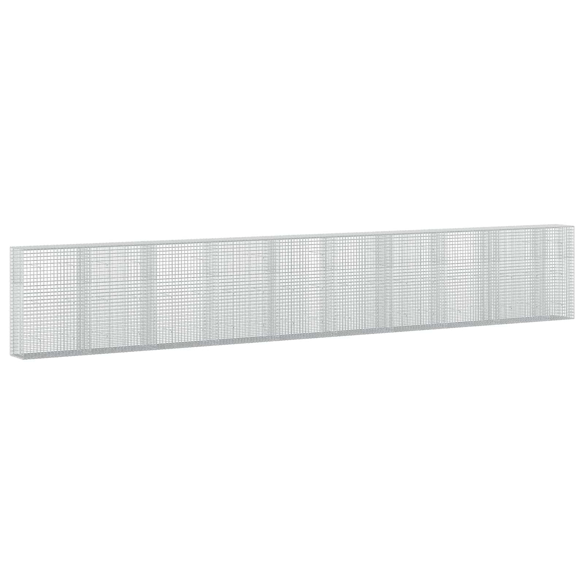 vidaXL Gabion z drutu 5 mm i siatką 5x5 cm 950x50x150 cm