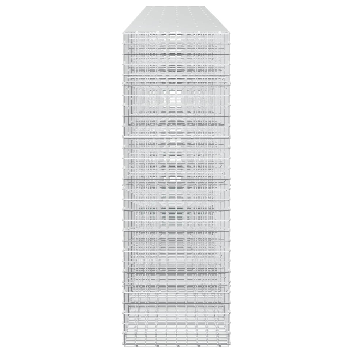 vidaXL Gabion z drutu 5 mm i siatką 5x5 cm 950x50x150 cm