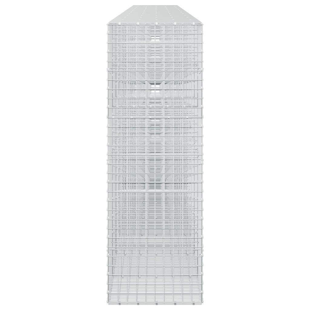 vidaXL Gabion z drutu 5 mm i siatką 5x5 cm 1200x50x150 cm