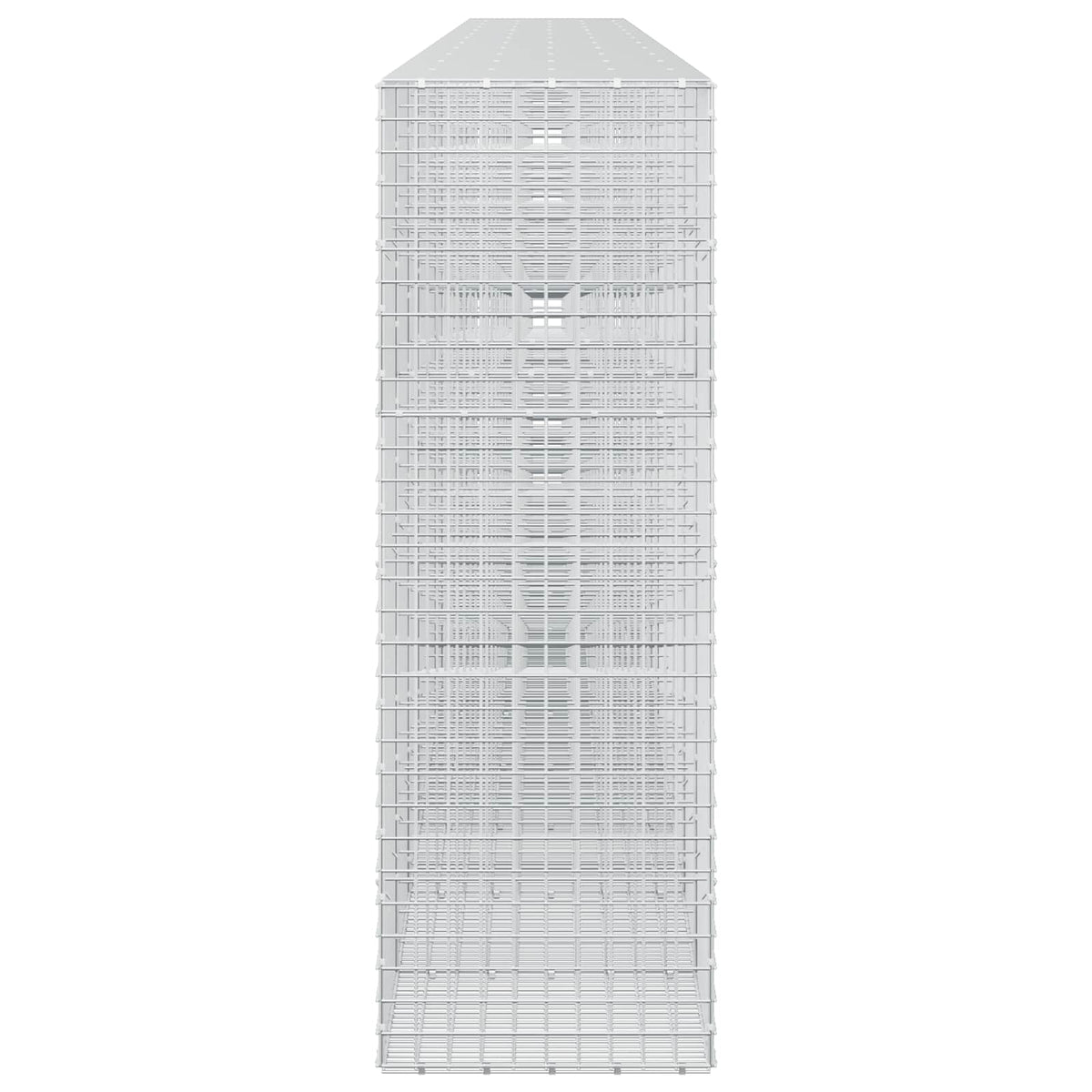 vidaXL Gabion z drutu 5 mm i siatką 5x5 cm 1200x50x150 cm