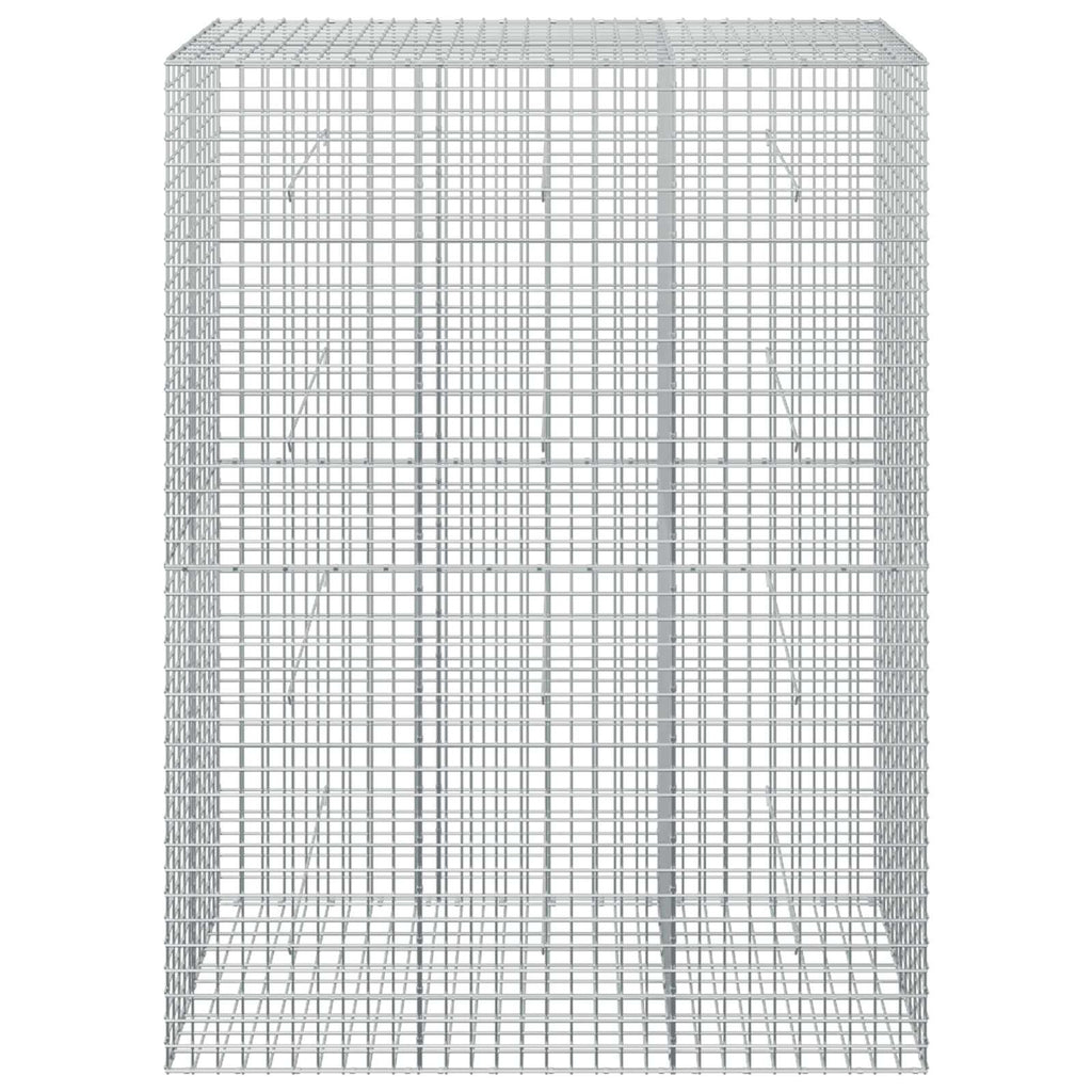 vidaXL Gabion z drutu 5 mm i siatką 5x5 cm 150x50x200 cm