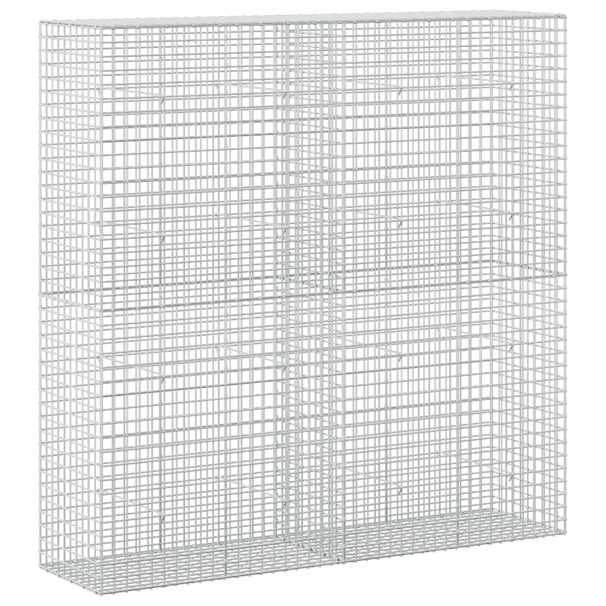 vidaXL Gabion z drutu 5 mm i siatką 5x5 cm 200x50x200 cm