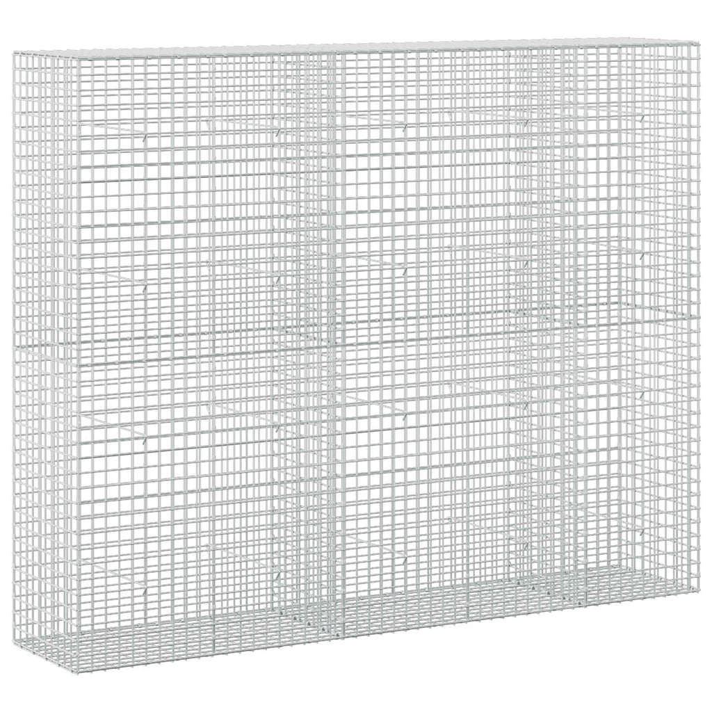 vidaXL Gabion z drutu 5 mm i siatką 5x5 cm 250x50x200 cm