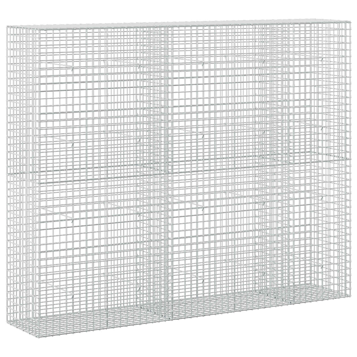 vidaXL Gabion z drutu 5 mm i siatką 5x5 cm 250x50x200 cm