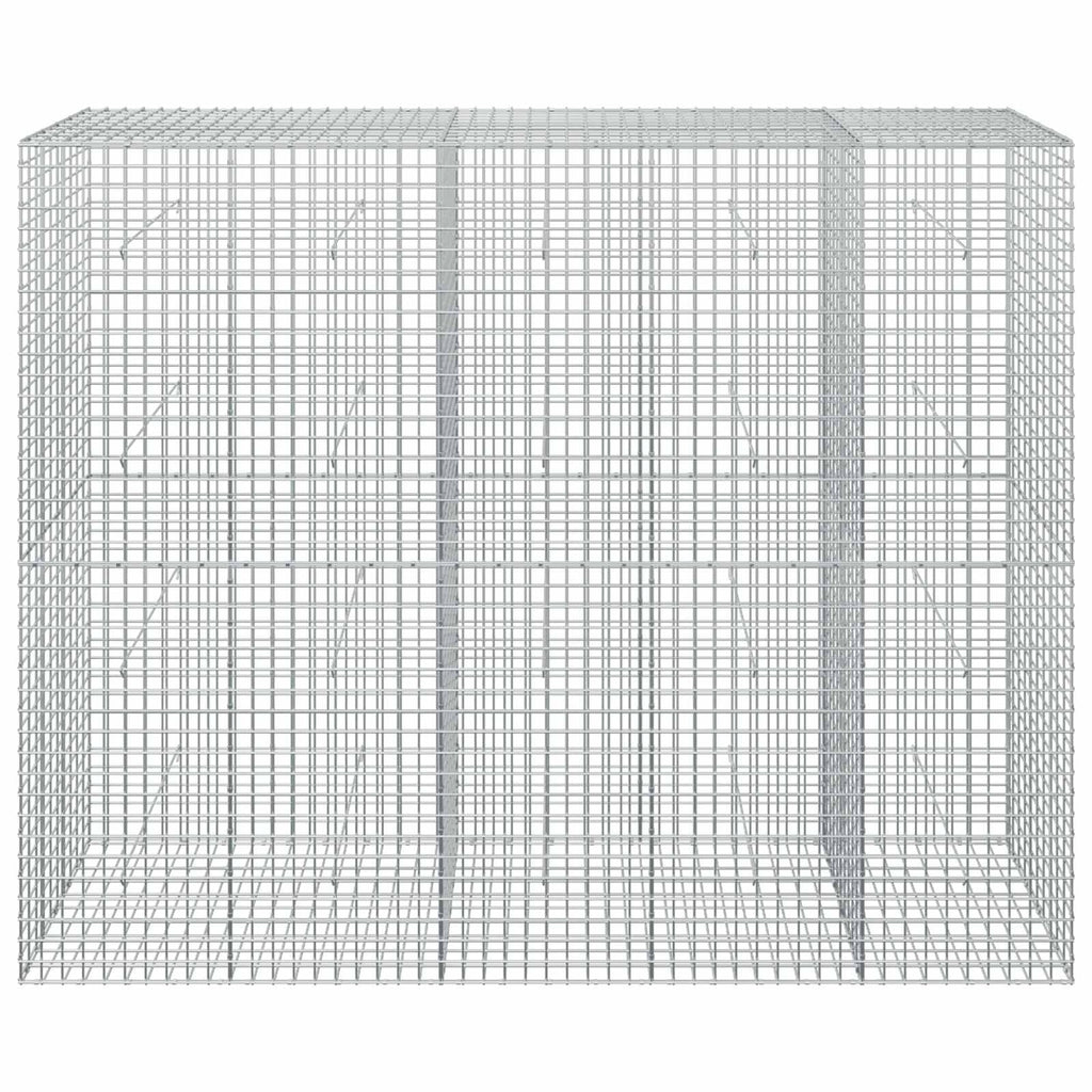 vidaXL Gabion z drutu 5 mm i siatką 5x5 cm 250x50x200 cm