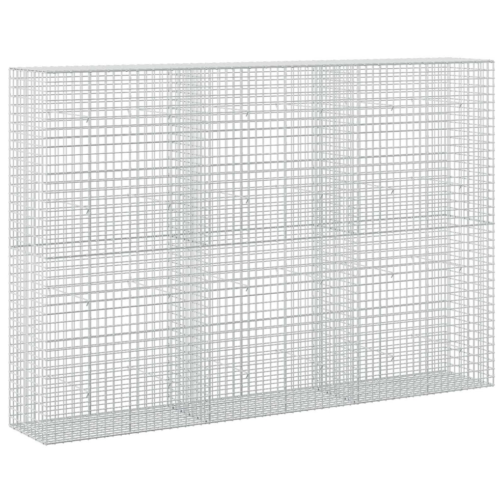 vidaXL Gabion z drutu 5 mm i siatką 5x5 cm 300x50x200 cm