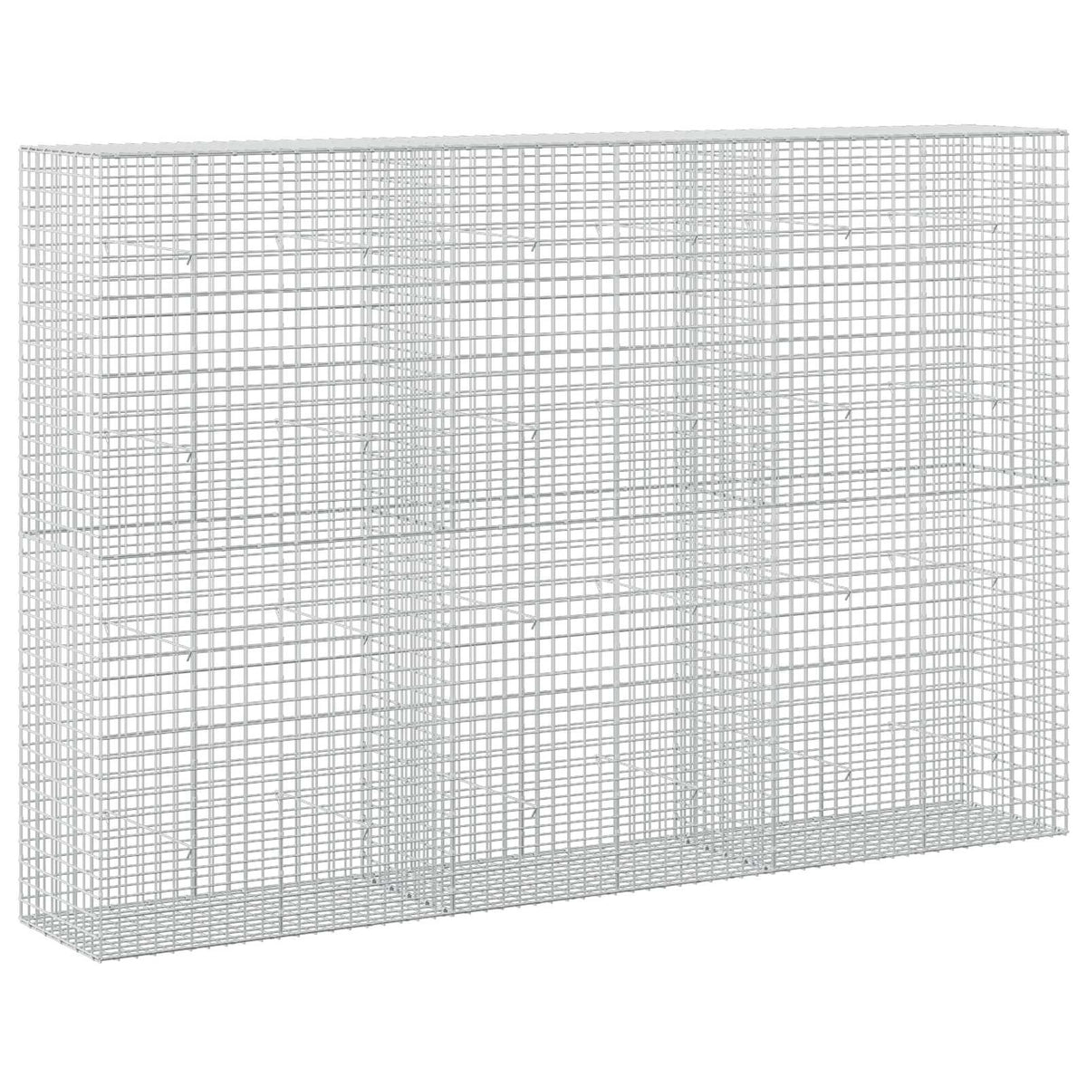 vidaXL Gabion z drutu 5 mm i siatką 5x5 cm 300x50x200 cm