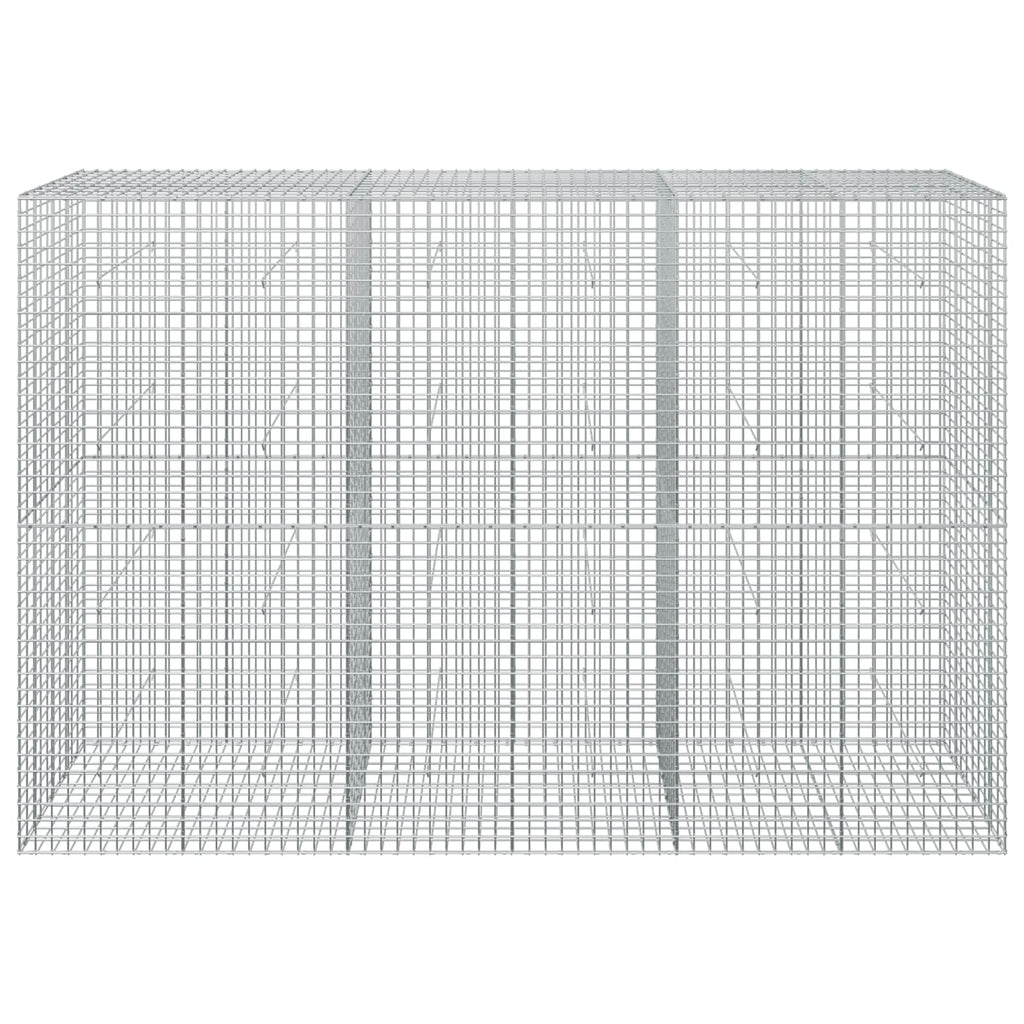 vidaXL Gabion z drutu 5 mm i siatką 5x5 cm 300x50x200 cm