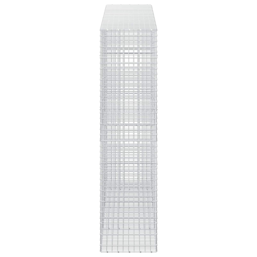 vidaXL Gabion z drutu 5 mm i siatką 5x5 cm 350x50x200 cm