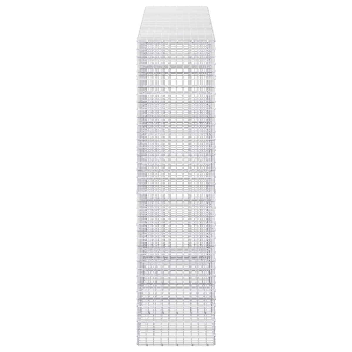 vidaXL Gabion z drutu 5 mm i siatką 5x5 cm 350x50x200 cm