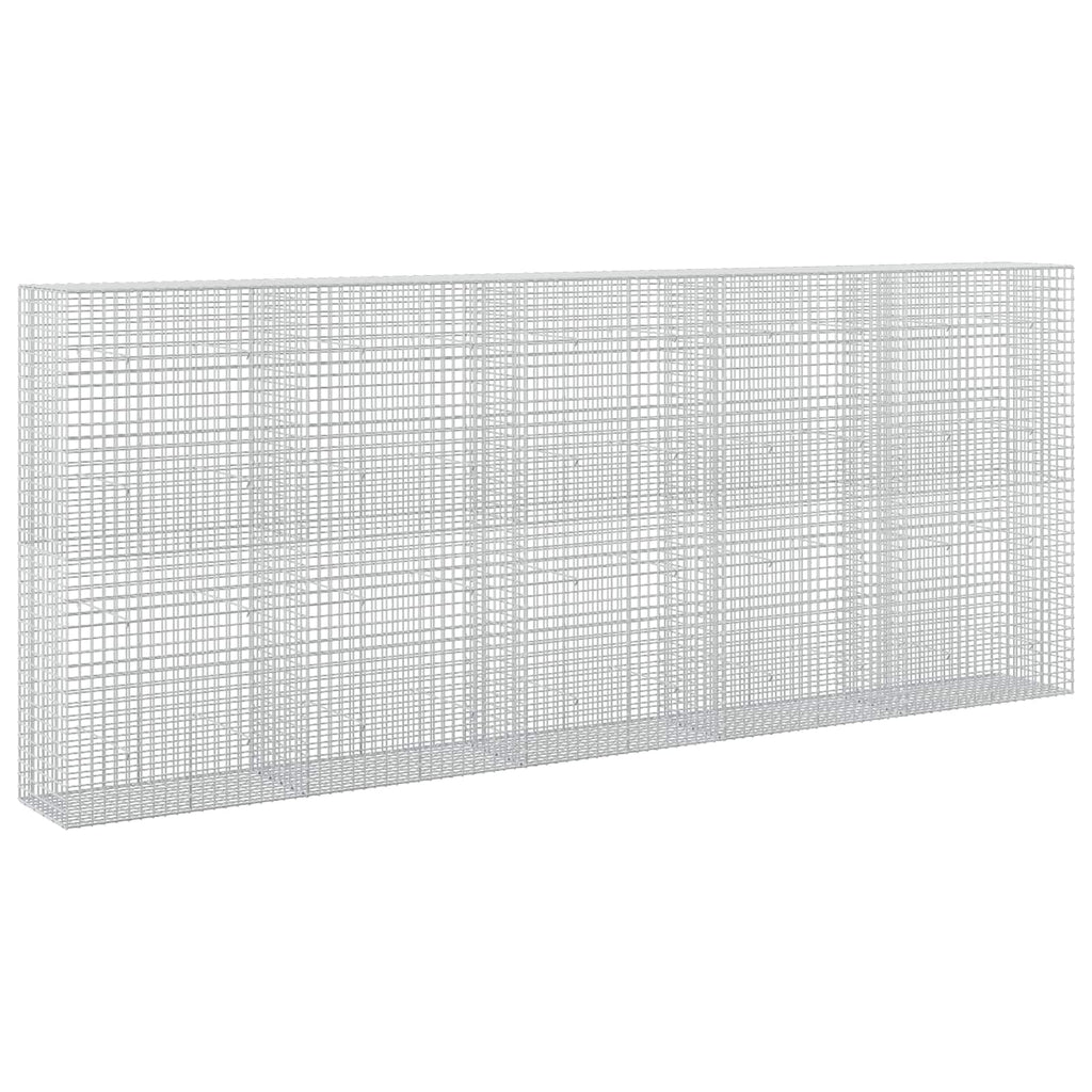 vidaXL Gabion z drutu 5 mm i siatką 5x5 cm 500x50x200 cm