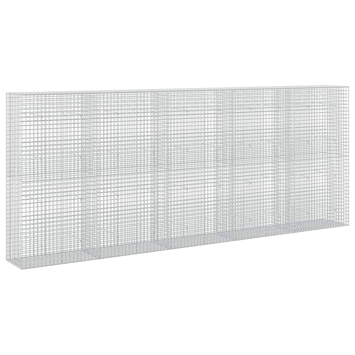 vidaXL Gabion z drutu 5 mm i siatką 5x5 cm 500x50x200 cm