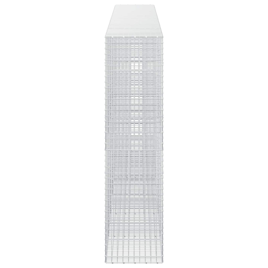 vidaXL Gabion z drutu 5 mm i siatką 5x5 cm 550x50x200 cm