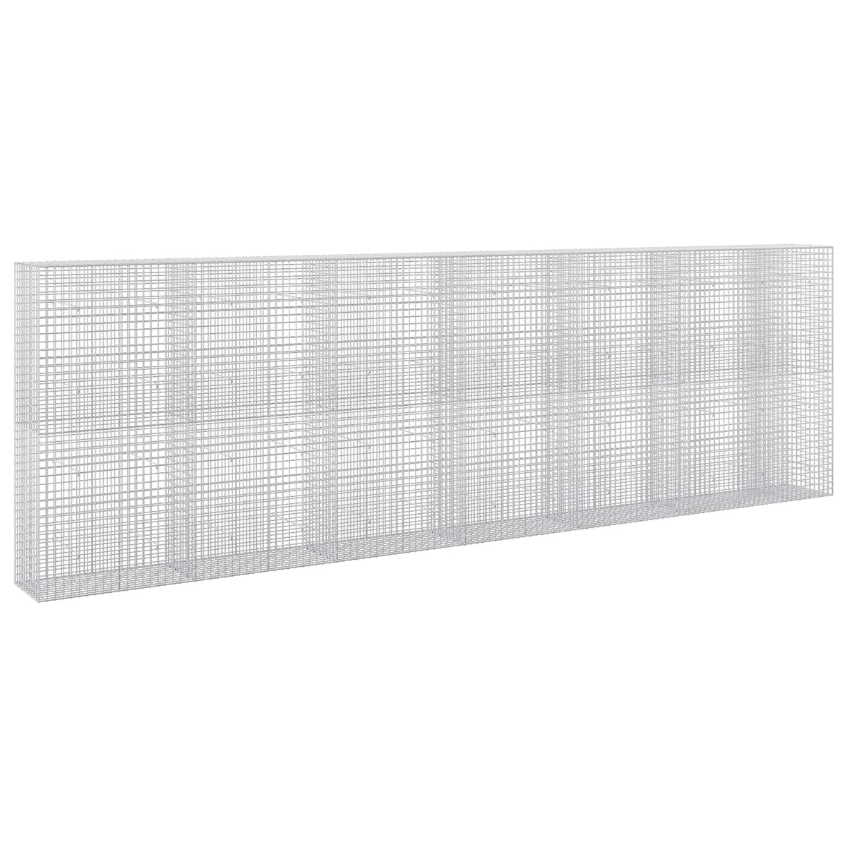vidaXL Gabion z drutu 5 mm i siatką 5x5 cm 650x50x200 cm