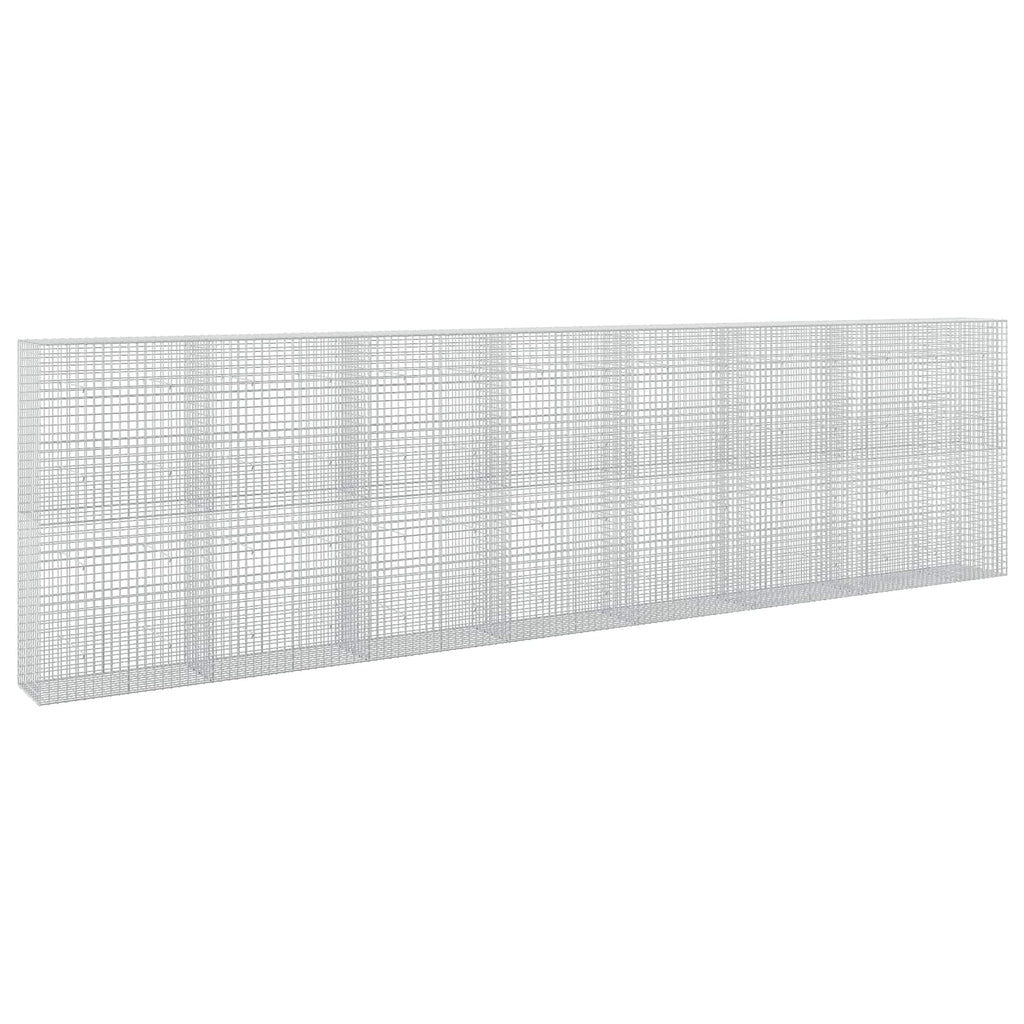 vidaXL Gabion z drutu 5 mm i siatką 5x5 cm 750x50x200 cm