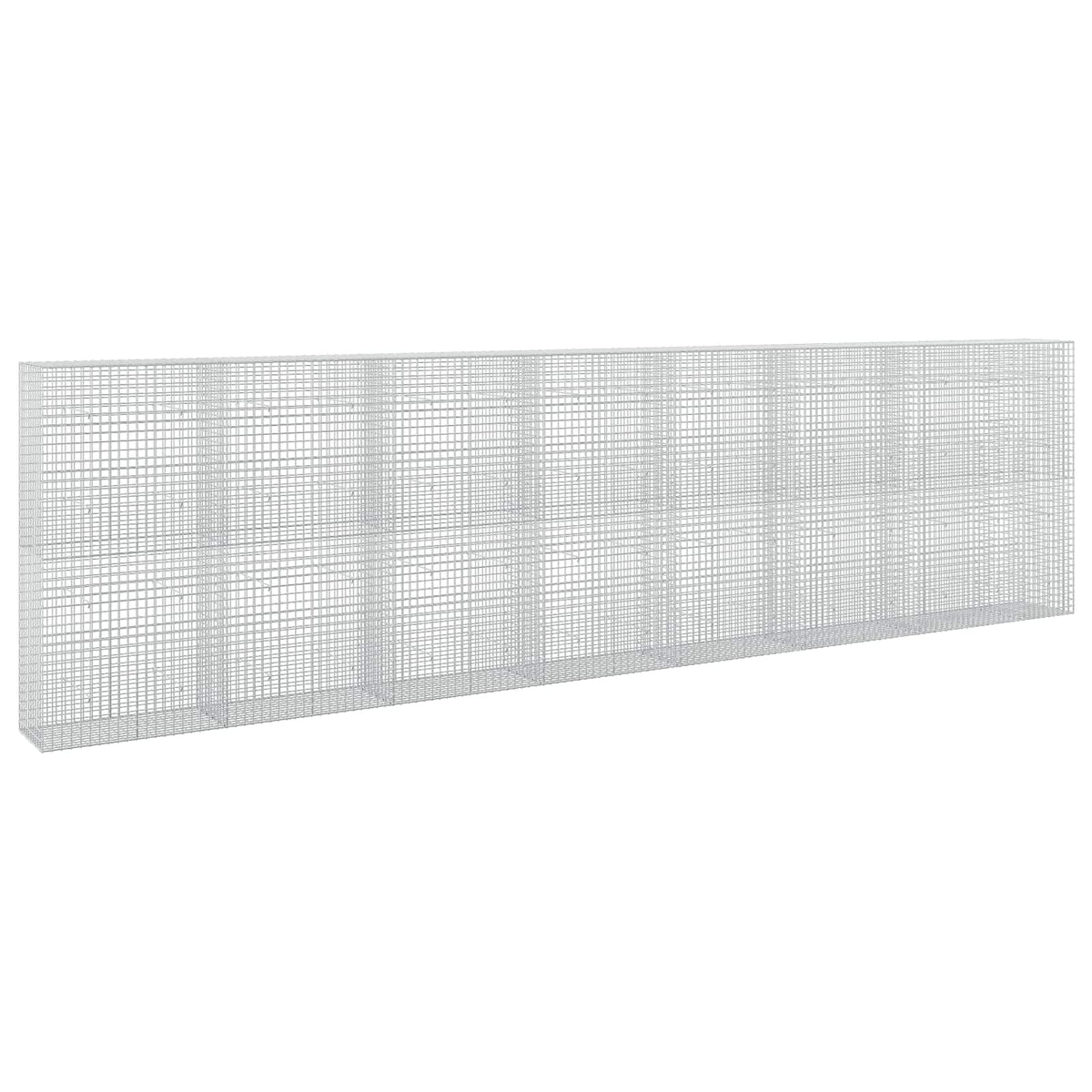 vidaXL Gabion z drutu 5 mm i siatką 5x5 cm 750x50x200 cm