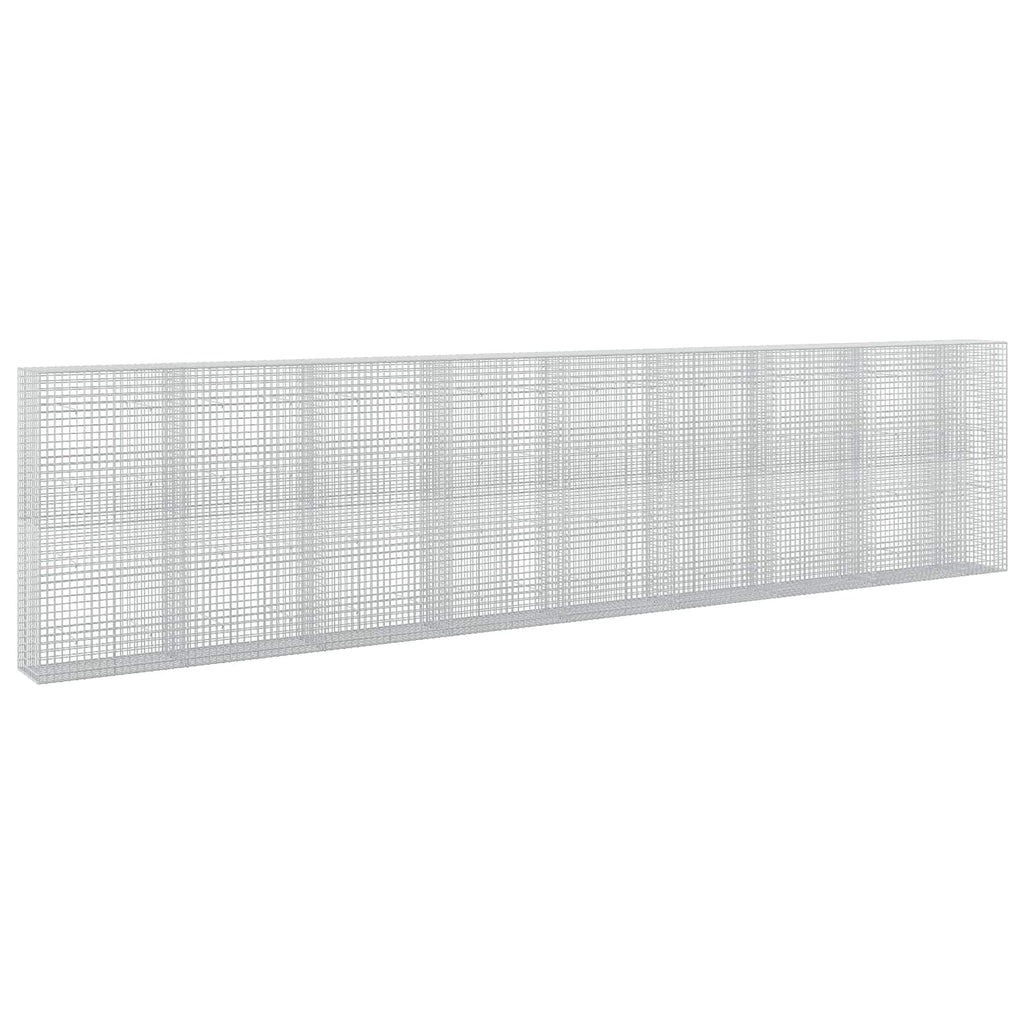 vidaXL Gabion z drutu 5 mm i siatką 5x5 cm 850x50x200 cm