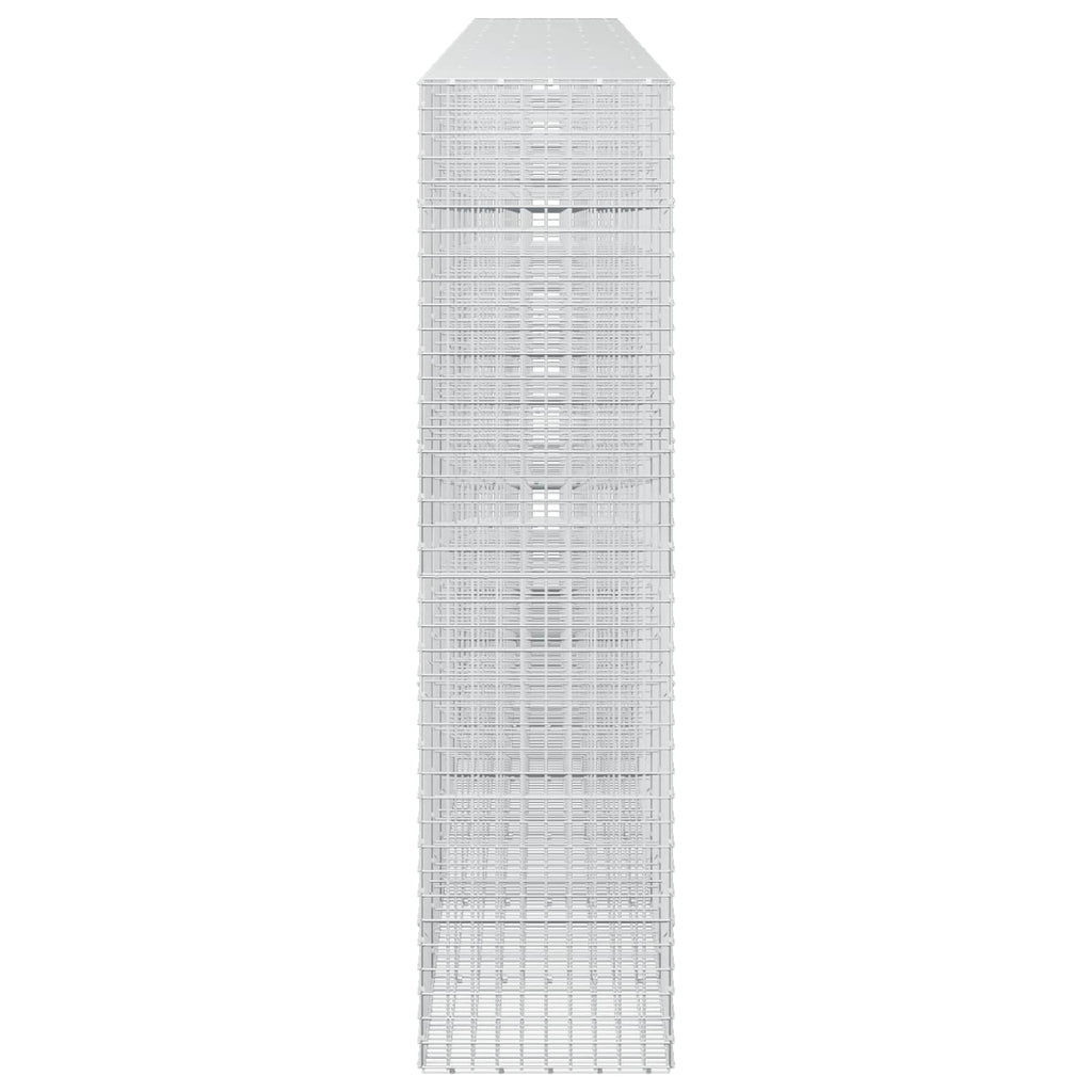 vidaXL Gabion z drutu 5 mm i siatką 5x5 cm 850x50x200 cm