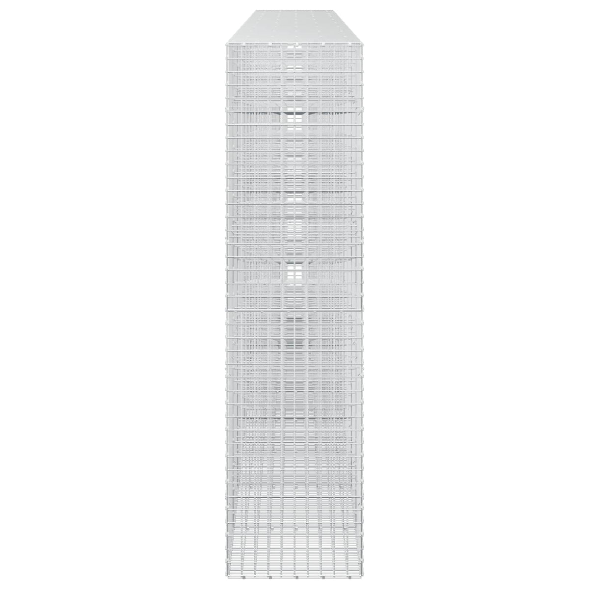 vidaXL Gabion z drutu 5 mm i siatką 5x5 cm 850x50x200 cm