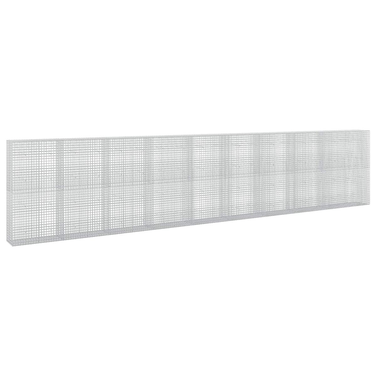 vidaXL Gabion z drutu 5 mm i siatką 5x5 cm 950x50x200 cm